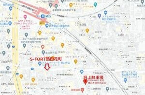 S-FORT熱田花町の地図