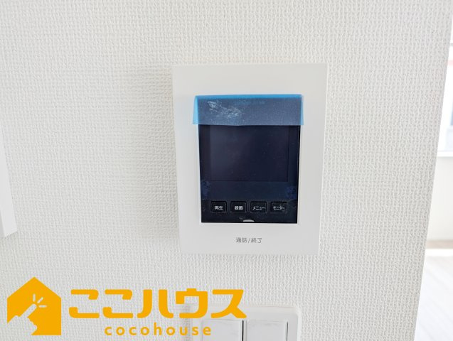 宜野湾市嘉数2丁目　新築戸建て　全8棟　G号棟のセキュリティ|録画機能付きTVインターホン
