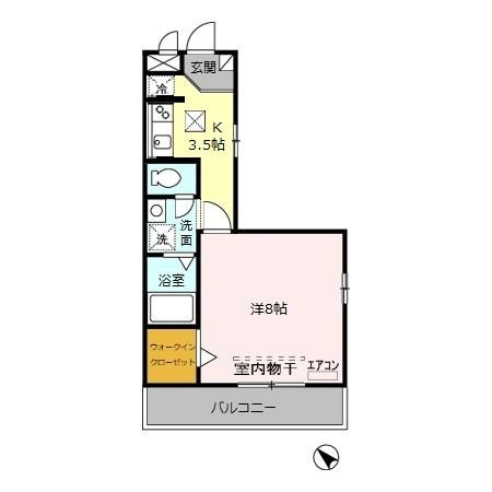 エリタージュⅡの間取り