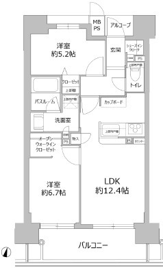 ワコーレ新神戸マスターズレジデンスの間取り