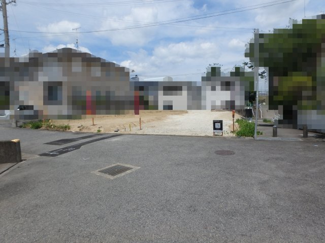 藤原台北町一丁目土地の前面道路含む現地写真