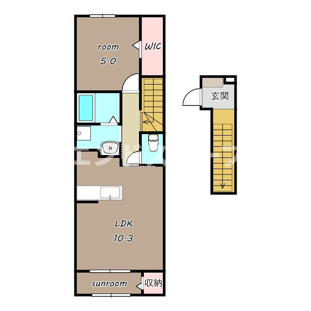 グランヴェールの間取り|高崎、前橋のお部屋探しはエンドスケープまで！お客様の理想お聞かせ下さい♪