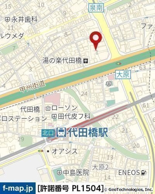 【地図】 | プレールカテリーナ代田橋