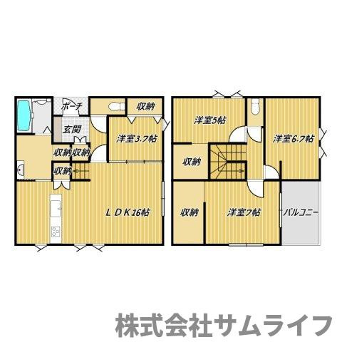 【間取り】 | 東徳前2号地