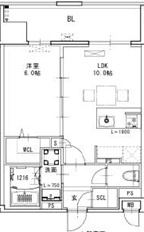 S-RESIDENCE博多駅東awesomeの間取り
