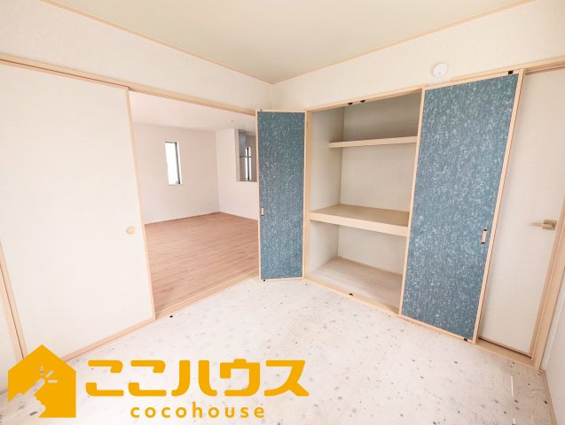 宜野湾市嘉数2丁目　新築戸建て　全8棟　H号棟の和室|和室4.5帖

