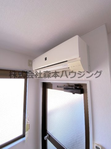 【設備】 | 　忍ヶ丘マンション | エアコンついてます