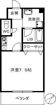 エルカーサ正雀Iの間取り|駐車場があります