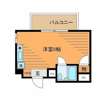 【間取り】 | フレンドハイツ西新宿 | 間取りです。