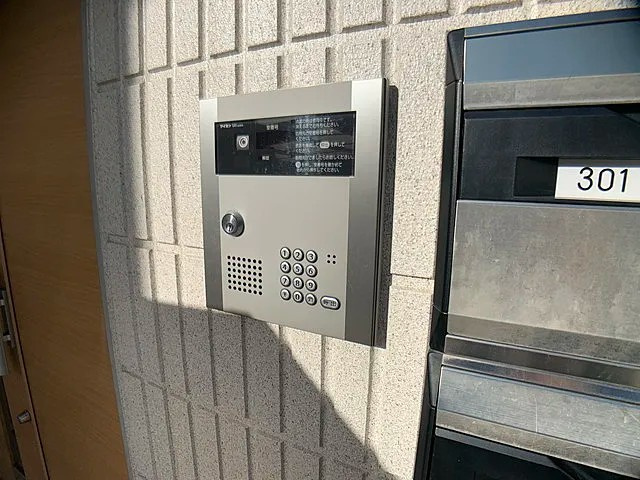 芦屋市大桝町のアパートのセキュリティ