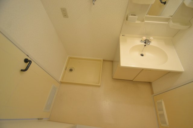 神戸市灘区寺口町の賃貸マンションの洗面所