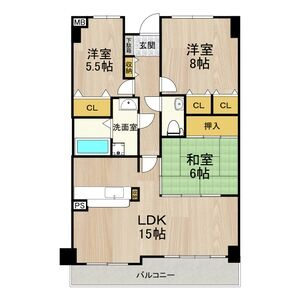 アーデンコート住吉川の間取り