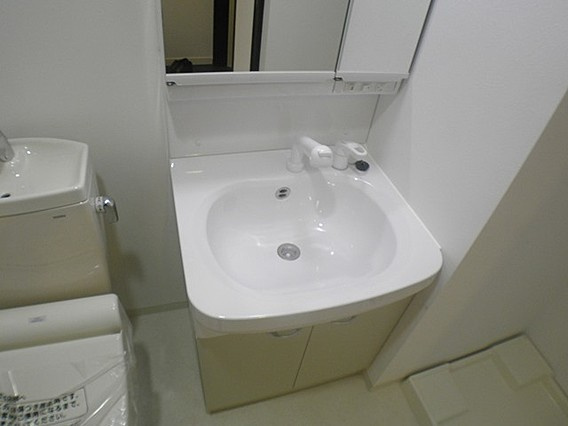神戸市東灘区深江北町１丁目の賃貸マンションの洗面所