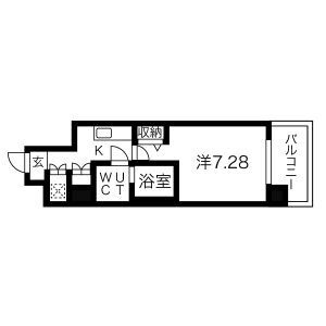 神戸市東灘区深江北町１丁目の賃貸マンションの間取り