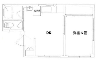 神戸市中央区中島通５丁目の賃貸マンションの間取り