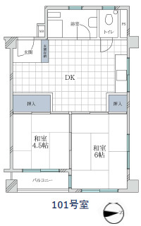 グリーンヒル芦屋の間取り