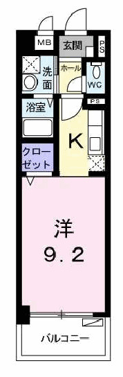 コンフォート本町の間取り