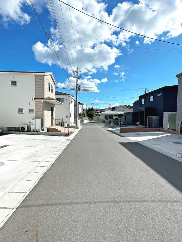 Z空調搭載　須賀川市森宿　西袋第一小・西袋中の前面道路含む現地写真