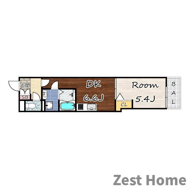 クレアール塚口Iの間取り