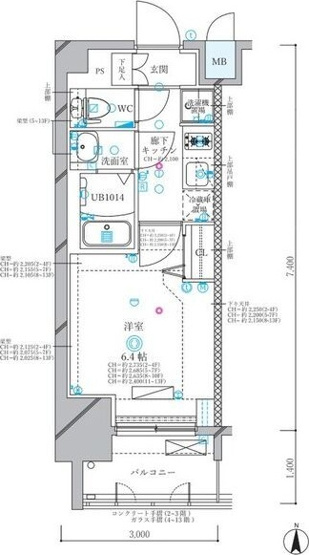 【間取り】 | ディアレイシャス名古屋浄心Ⅱ