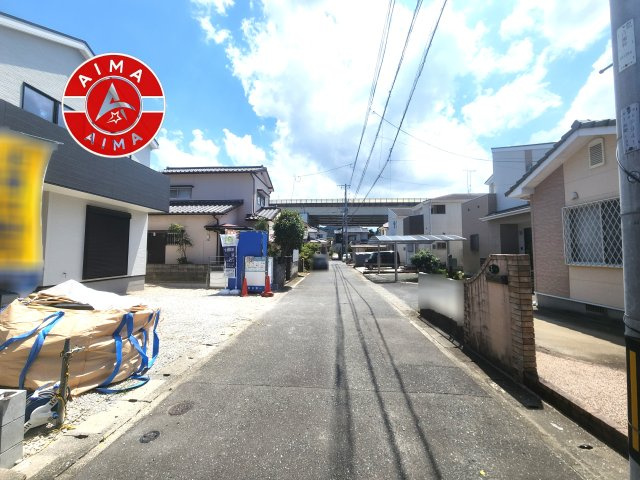 福岡市西区今宿東3丁目第18-1棟（1号棟）の外観|前面道路含む現地の写真です。