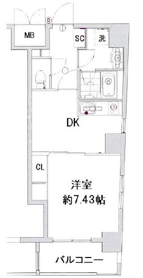 メイクスデザイン茅場町の間取り