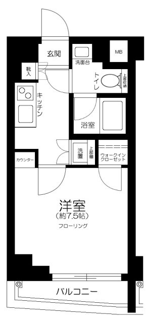 アクサス イアース西大島の間取り