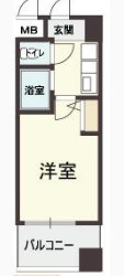 HOPE CITY天神橋の間取り