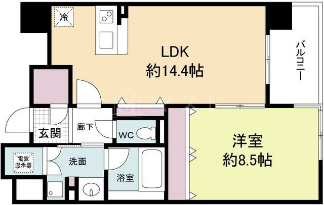 グレンパーク梅田北の間取り