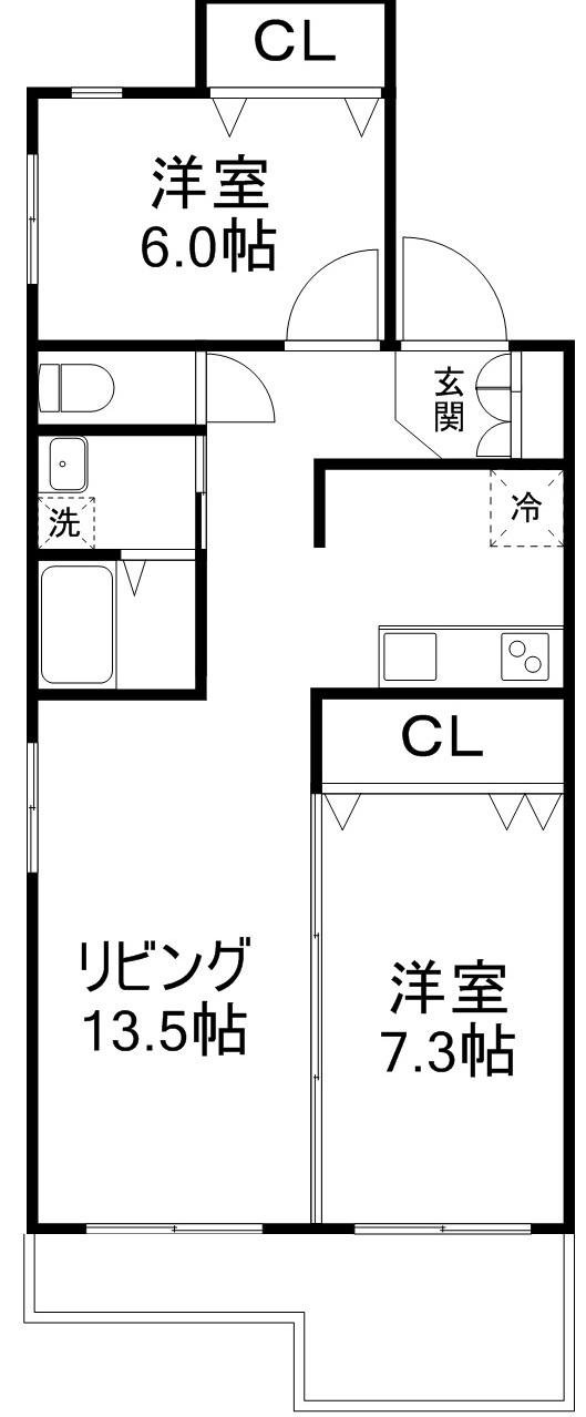 グランピリエの間取り
