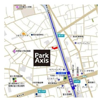 【地図】 | パークアクシス板橋本町