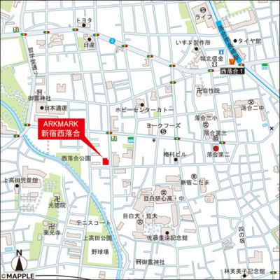 【地図】 | ＡＲＫＭＡＲＫ新宿西落合
