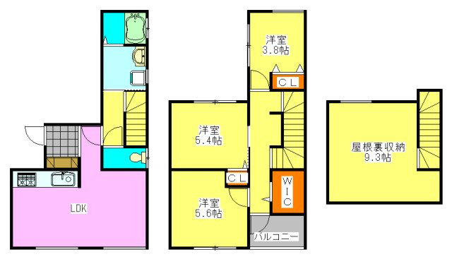 【間取り】 | 船橋市芝山戸建て