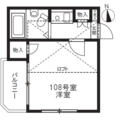 ヘスティア2番館の間取り