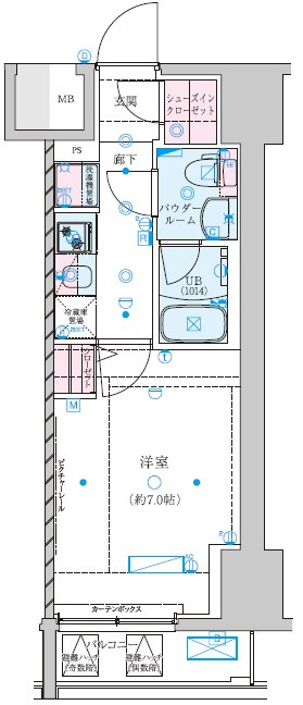 GENOVIA金町の間取り