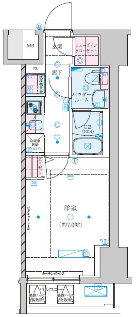 GENOVIA金町の間取り