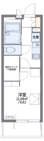 レオパレスカサデルソルⅢの間取り|代表的な間取のため実際の間取とは異なる場合があります