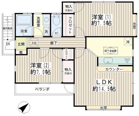 三ツ池ヒルズの間取り