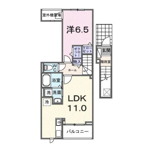 ルミエール　鈴蘭台の間取り