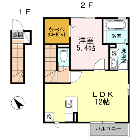 ルチェンテの間取り