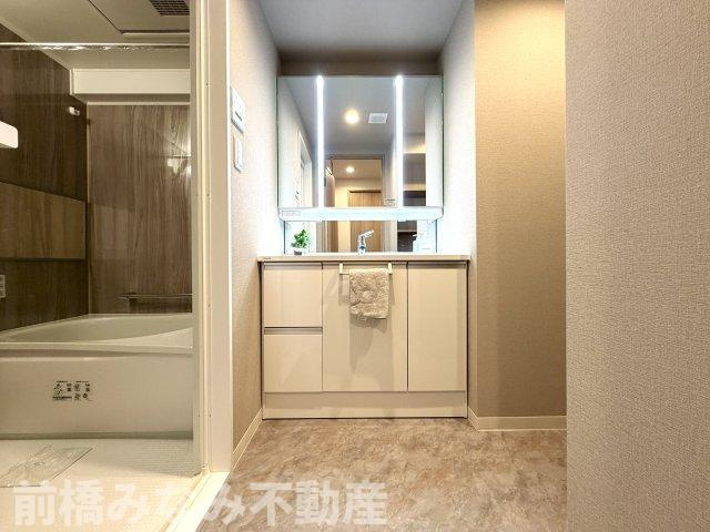 【中古マンション】前橋市南町　ダイヤモンドスクエア　508号室の独立洗面台|令和8年7月17日リノベーション完了