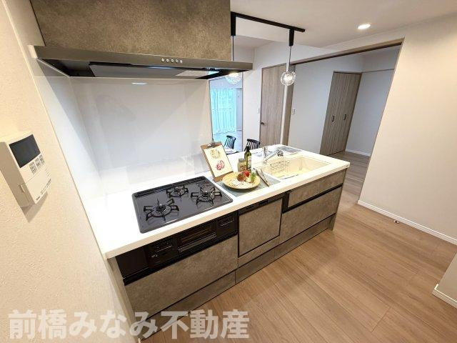 【中古マンション】前橋市南町　ダイヤモンドスクエア　508号室のキッチン|令和8年7月17日リノベーション完了