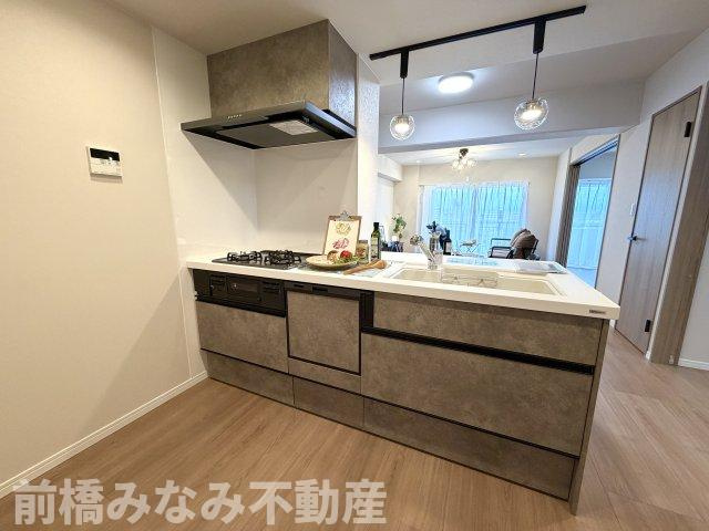 【中古マンション】前橋市南町　ダイヤモンドスクエア　508号室のキッチン|令和8年7月17日リノベーション完了