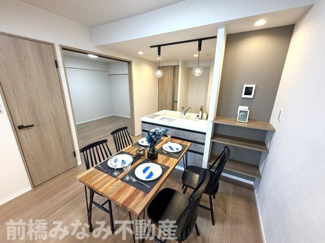 【中古マンション】前橋市南町　ダイヤモンドスクエア　508号室の居間・リビング|令和8年7月17日リノベーション完了
