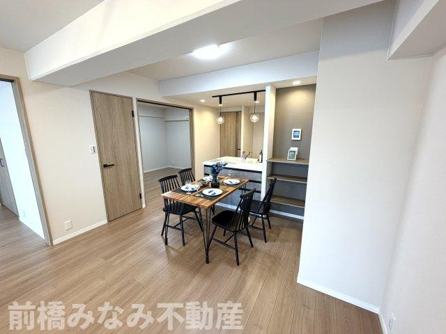 【中古マンション】前橋市南町　ダイヤモンドスクエア　508号室の居間・リビング|令和8年7月17日リノベーション完了