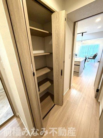 【中古マンション】前橋市南町　ダイヤモンドスクエア　508号室の収納|ホール収納完備