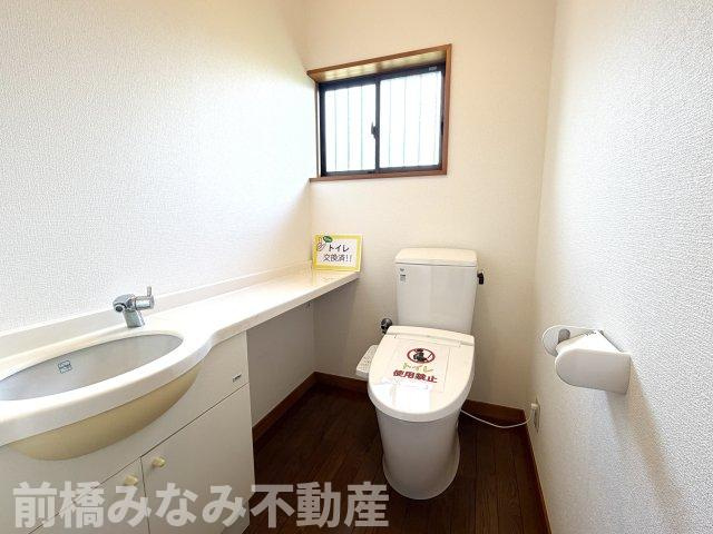 【中古平屋】前橋市富士見町石井　３LDKのトイレ|ゆったりとした空間のトイレです