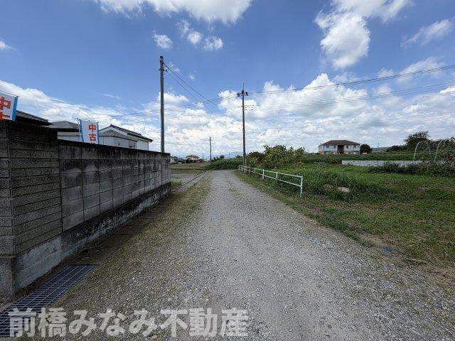 【中古平屋】前橋市富士見町石井　３LDKの前面道路含む現地写真|前面道路含む現地写真です