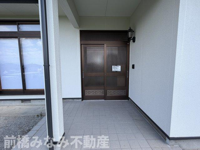 【中古平屋】前橋市富士見町石井　３LDKの玄関|毎日通る玄関はこちらです