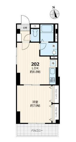 入谷シャノワールの間取り